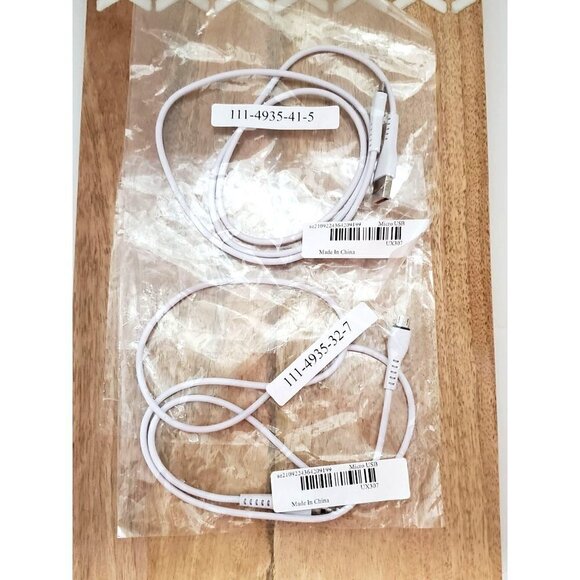 Micro USB 2 Pack Power Cords White - Picture 3 of 3